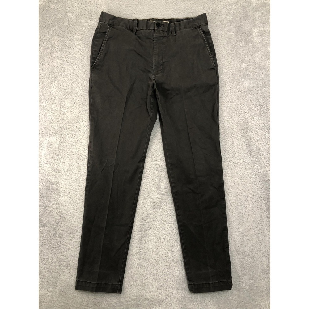 Banana Republic Pants Mens 32x29 (Tag 31x30) Gray Lived In Chino Slim Fit
